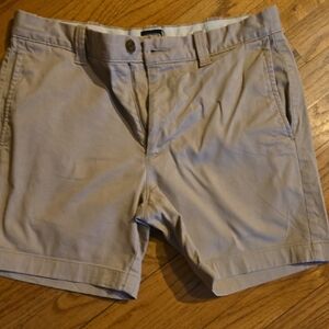 J. Crew Tan Flat Front Shorts Classic Summer Style